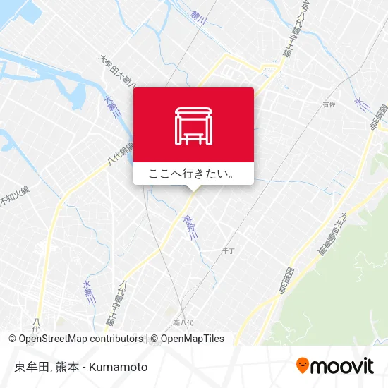 東牟田地図