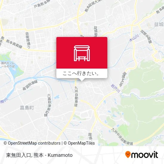 東無田入口地図