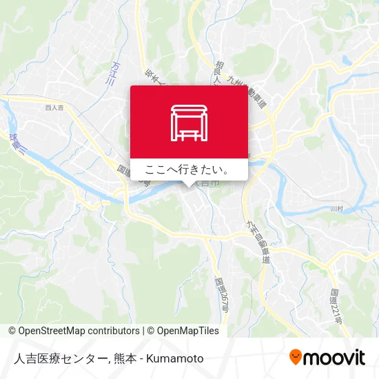 人吉医療センター地図