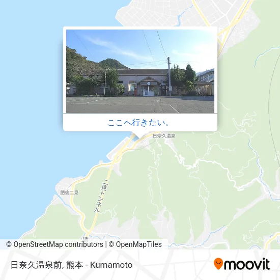 日奈久温泉前地図