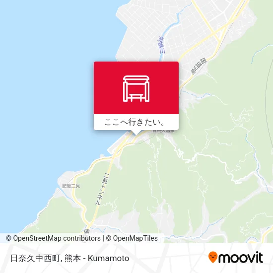 日奈久中西町地図