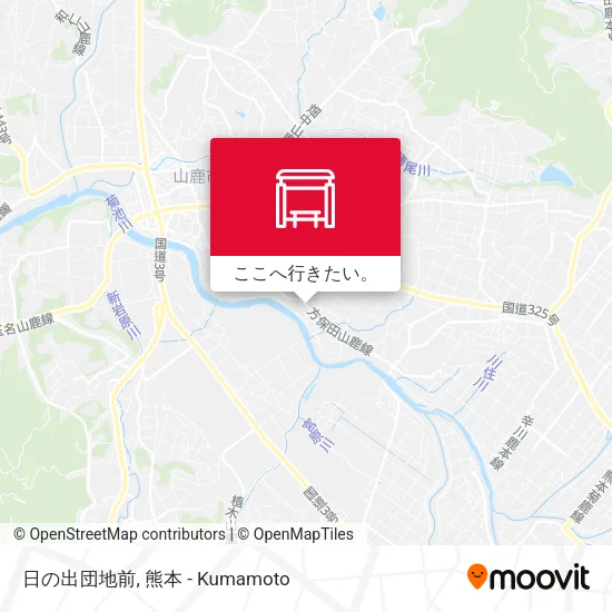 日の出団地前地図