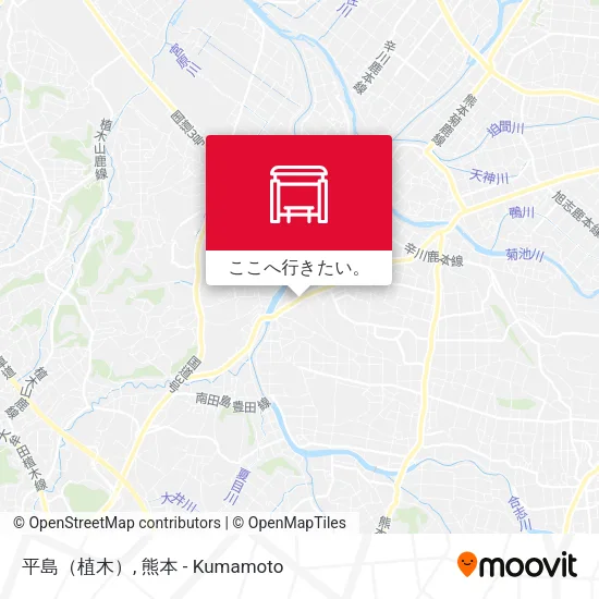 平島（植木）地図