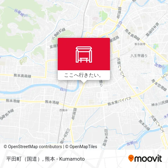 平田町（国道）地図