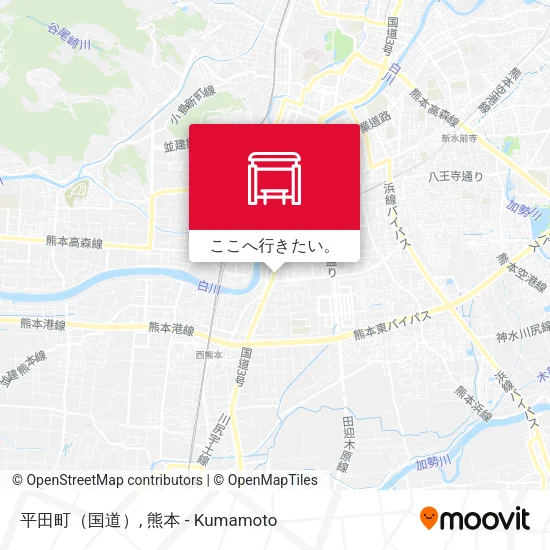 平田町（国道）地図