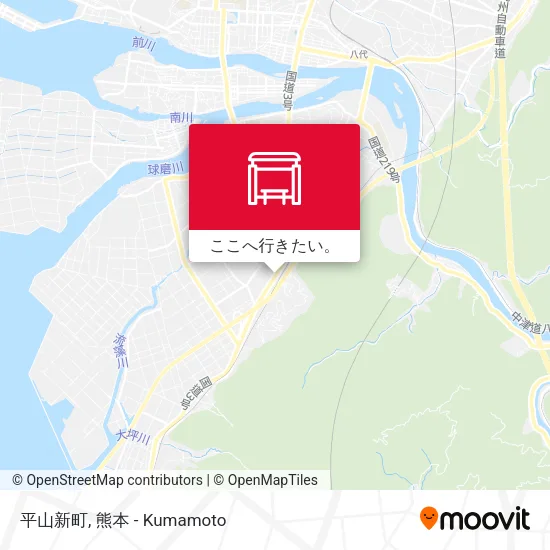 平山新町地図
