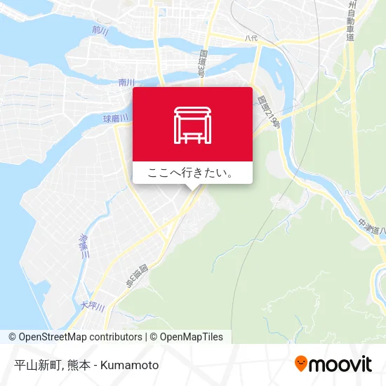 平山新町地図