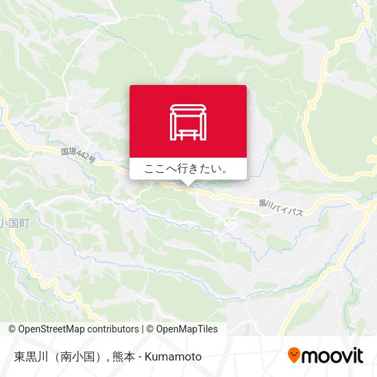 東黒川（南小国）地図