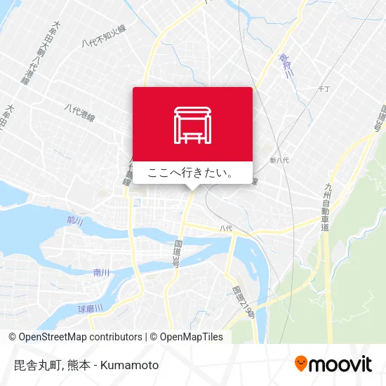 毘舎丸町地図