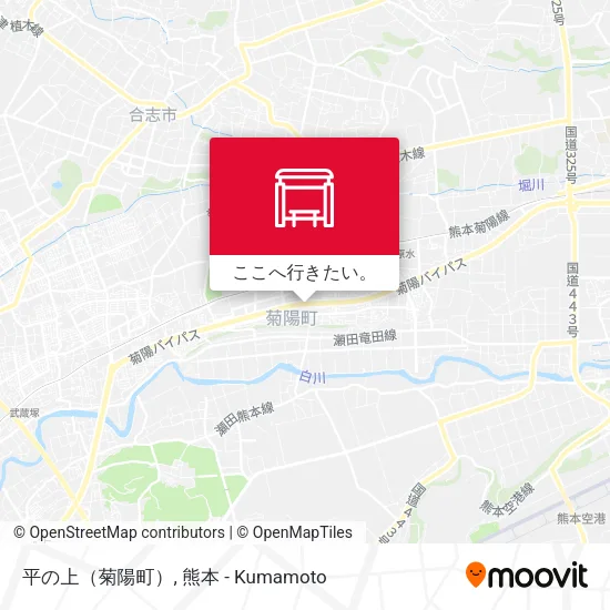 平の上（菊陽町）地図