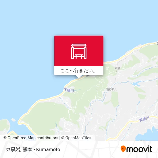 東黒岩地図