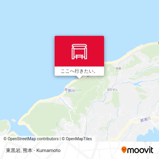 東黒岩地図