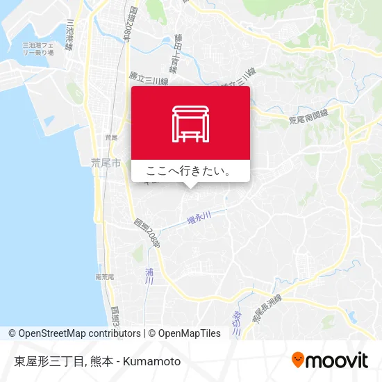 東屋形三丁目地図