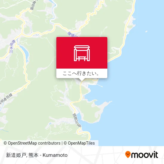 新道姫戸地図
