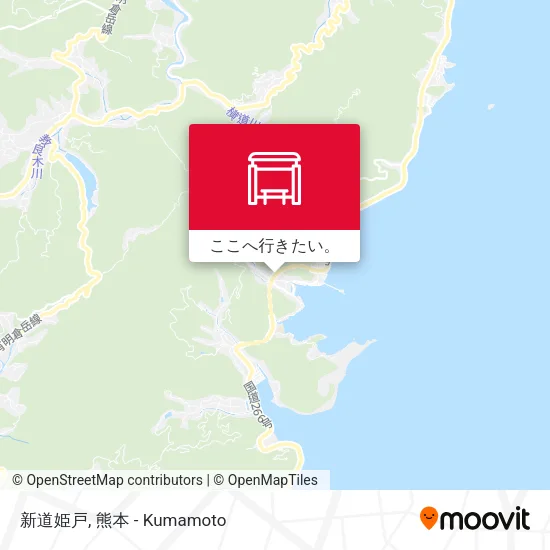 新道姫戸地図