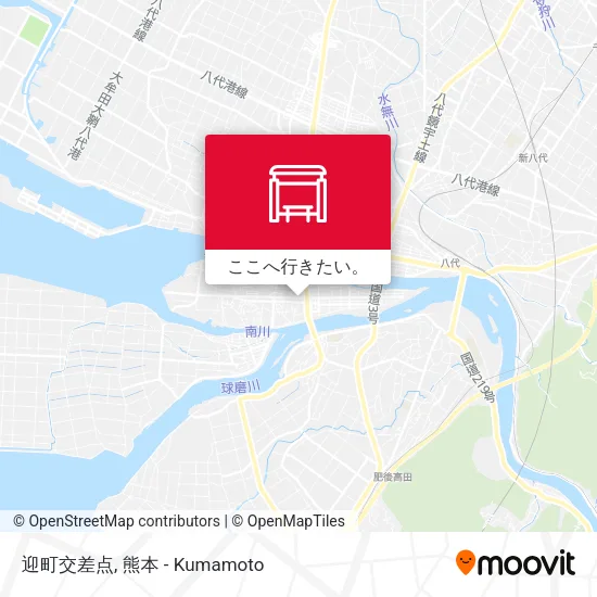 迎町交差点地図