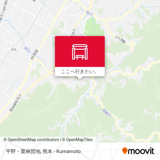 平野・栗林団地地図