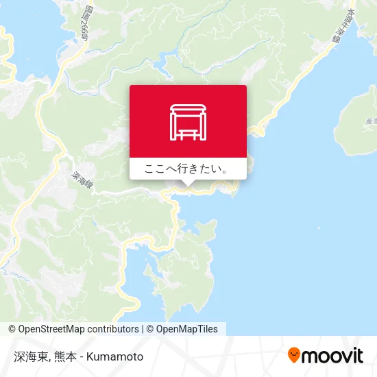 深海東地図