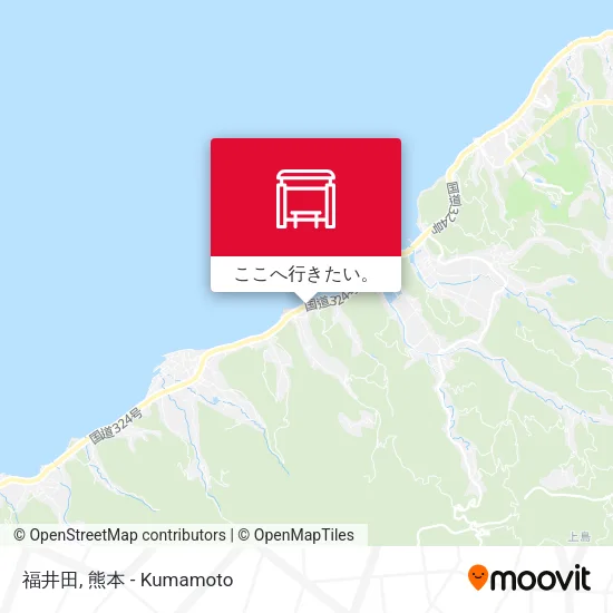 福井田地図