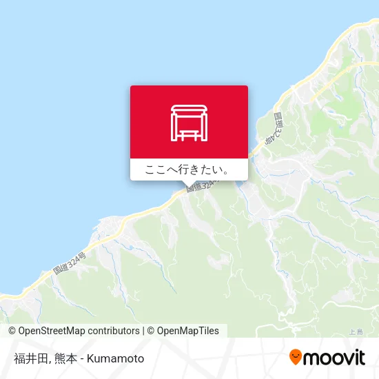 福井田地図