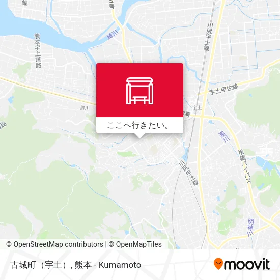 古城町（宇土）地図