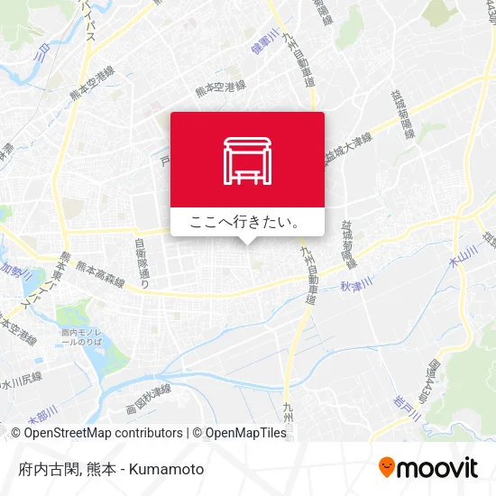 府内古閑地図