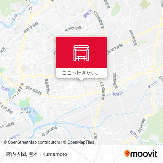 府内古閑地図