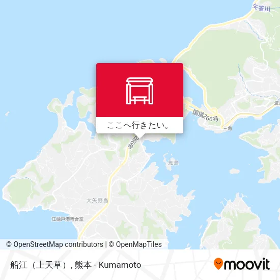 船江（上天草）地図