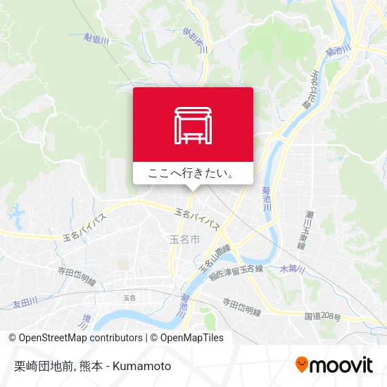 栗崎団地前地図