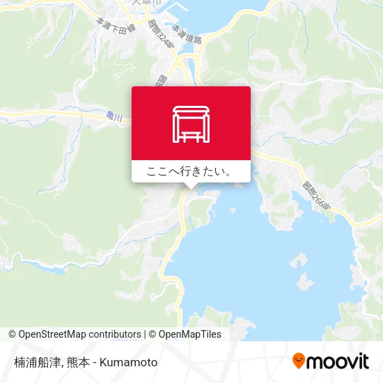 楠浦船津地図
