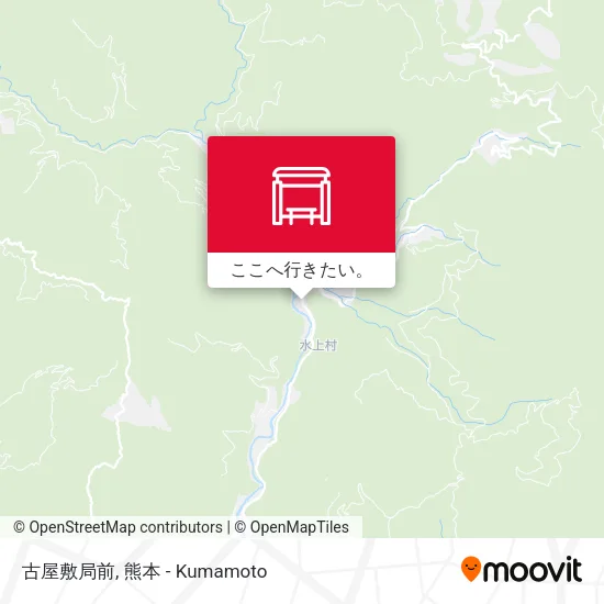古屋敷局前地図