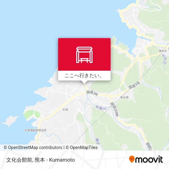 文化会館前地図