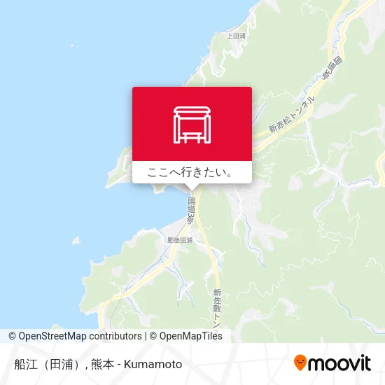 船江（田浦）地図