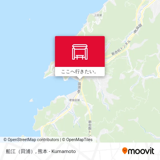 船江（田浦）地図