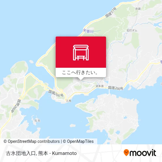 古氷団地入口地図