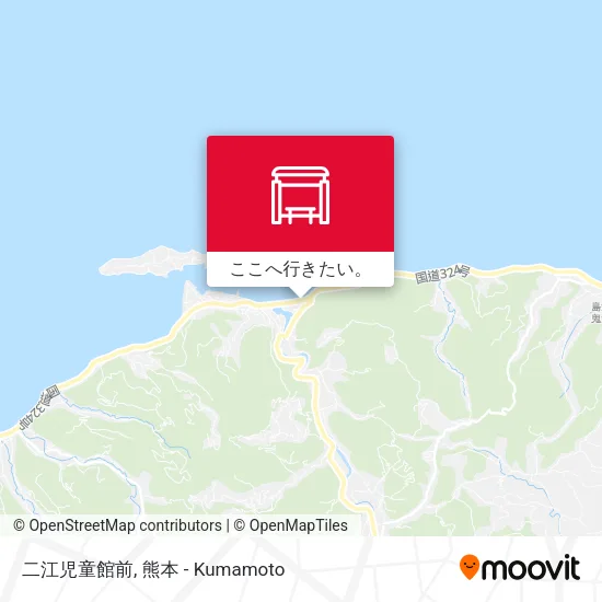 二江児童館前地図