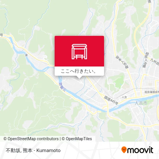 不動坂地図
