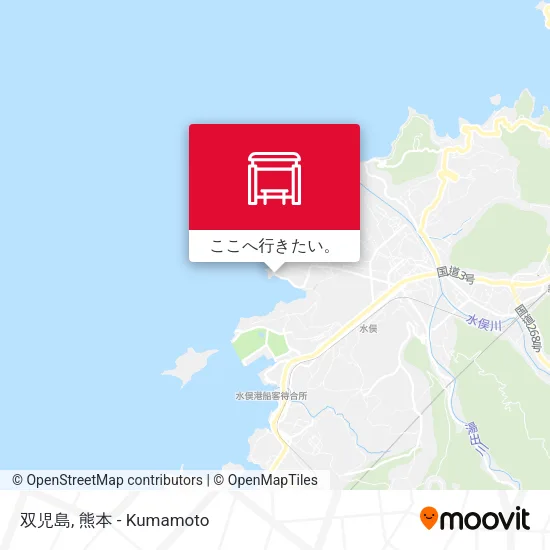 双児島地図