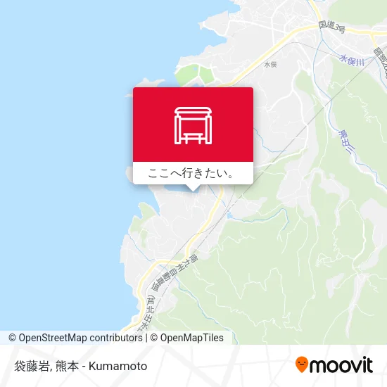 袋藤岩地図