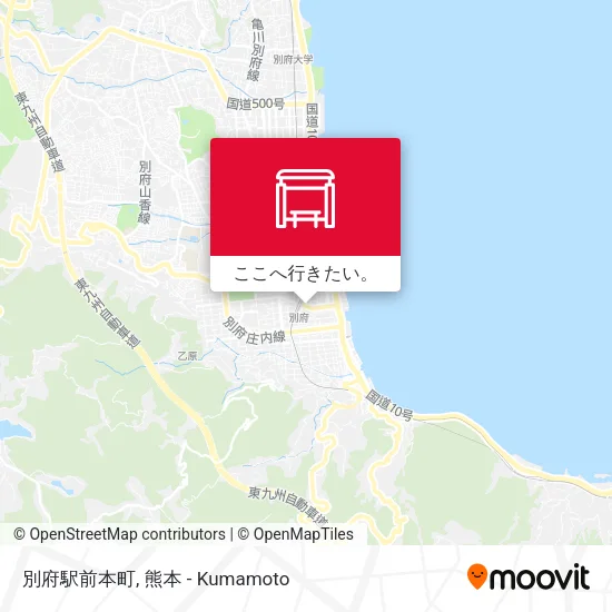 別府駅前本町地図