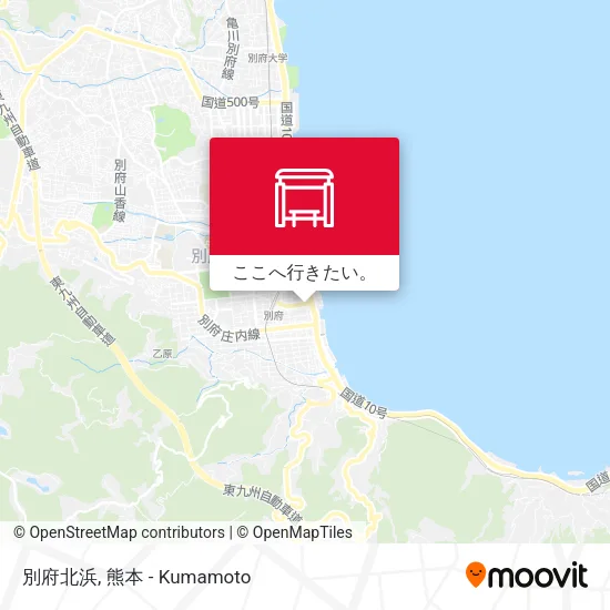 別府北浜地図