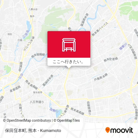 保田窪本町地図