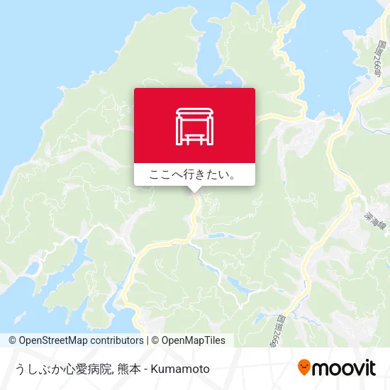 うしぶか心愛病院地図
