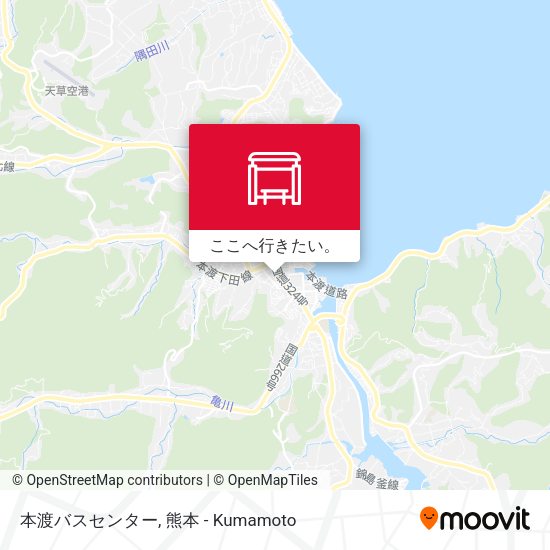 本渡バスセンター地図