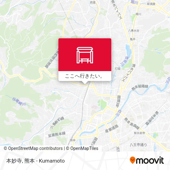 本妙寺地図