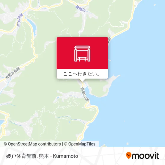 姫戸体育館前地図