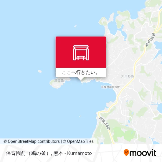 保育園前（鳩の釜）地図