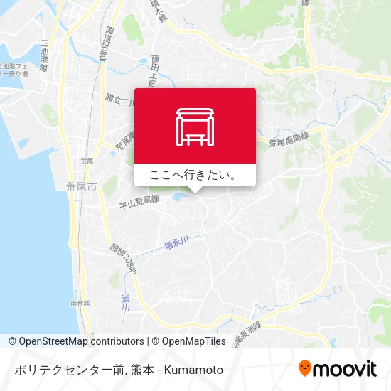 ポリテクセンター前地図