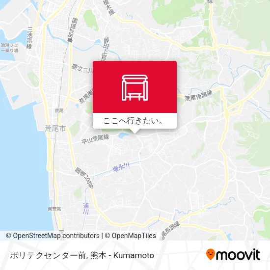 ポリテクセンター前地図