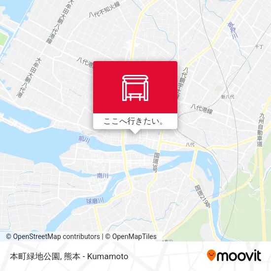 本町緑地公園地図